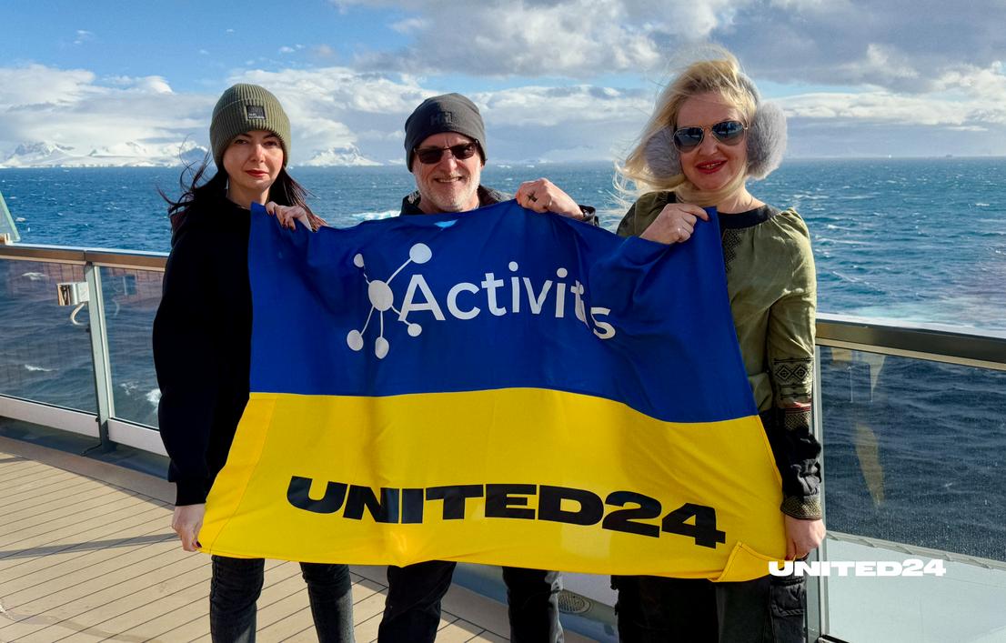 Headline: Ukrainian Defenders Nava and Herda embark on Antarctic Expedition with UNITED24 Ambassador Scott Kelly 